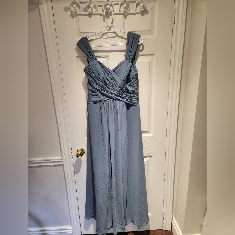 Slate/ dusty blue dress